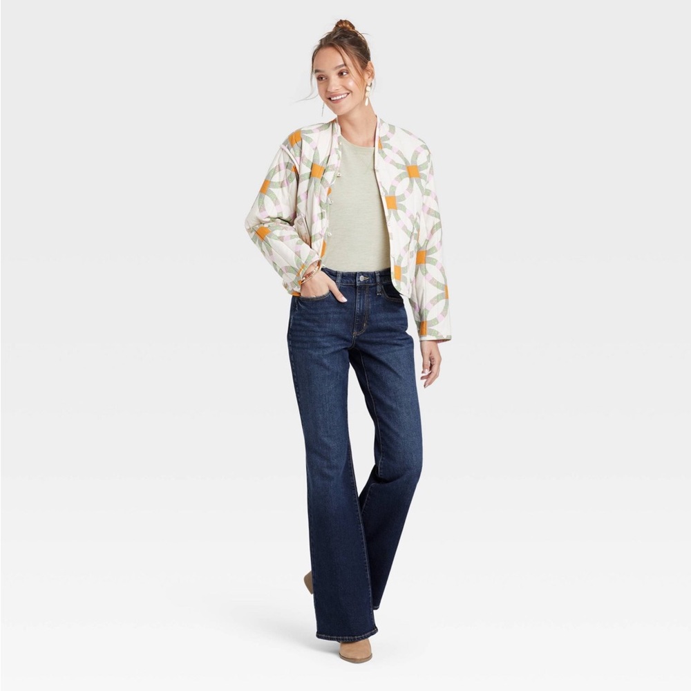 Womens High Rise, Flare Jeans - Universal Thread - Blue - Size 8